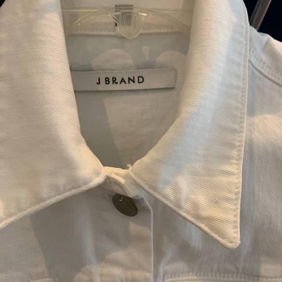 Brand "Harlow" white shrunken denim jacket. Size XS - Picture 6 of 7